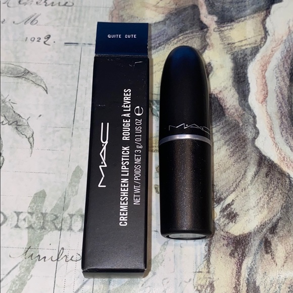 MAC COSMETICS QUITE CUTE Cremesheen BNIB LIPSTICK Lavender Purple RARE Limited - Picture 5 of 6